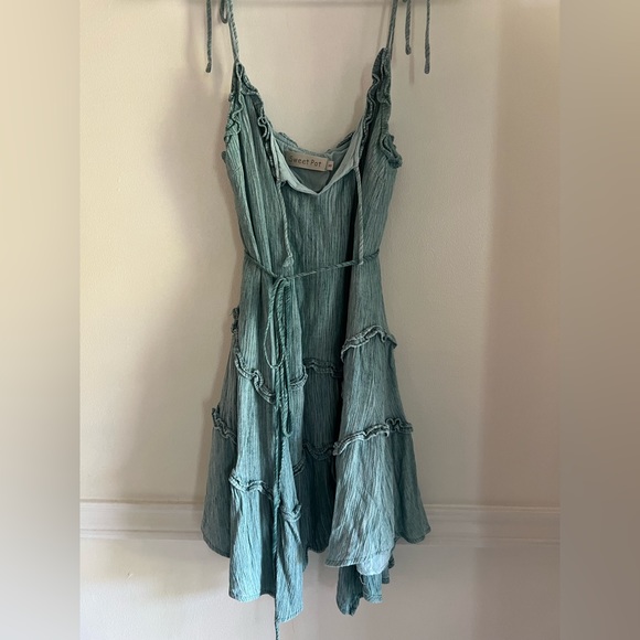 Fortunate One - HIGH GROVE DRESS TEAL - Picture 5 of 8